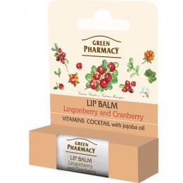 【欠品】Elfa Pharm エルファファーム Green Pharmacy グリーンファーマシー Lip Balm リップバーム Lingonberry & Cranberry リンゴンベリー&クランベリー