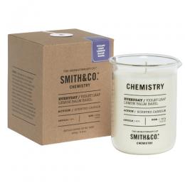 【在庫限りで廃番】Smith&Co. スミスアンドコー Chemistry Candle ケミストリーキャンドル Violet Leaf Lemon Barm Basil ヴァイオレットレモンバジル