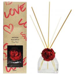 【欠品】【在庫限りで廃番】EMOTIONS エモーション Fibre Reed Diffuser リードディフューザー Love ラブ(Rose Petal ローズペタル)