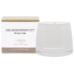 Therapy Range セラピーレンジ Essential Oil Soy Wax Candle エッセンシャルオイル ソイワックスキャンドル  Peony & Petitgrain ピオニー&プチグレン Soothe(スーズ/なだめる)