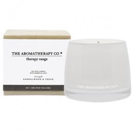 【価格改定】Therapy Range セラピーレンジ Essential Oil Soy Wax Candle エッセンシャルオイル ソイワックスキャンドル  Sandalwood & Cedar サンダルウッド&シダー Strengthen (ストレングスン/強化)