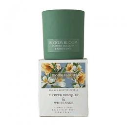 BLOOM BLOOM ブルームブルーム Scented Candle センティッド キャンドル FLOWER BOUQUET & WHITE SAGE フラワーブーケ&ホワイトセージ